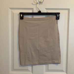 Beige Khaki Midi Pencil Skirt H&M
